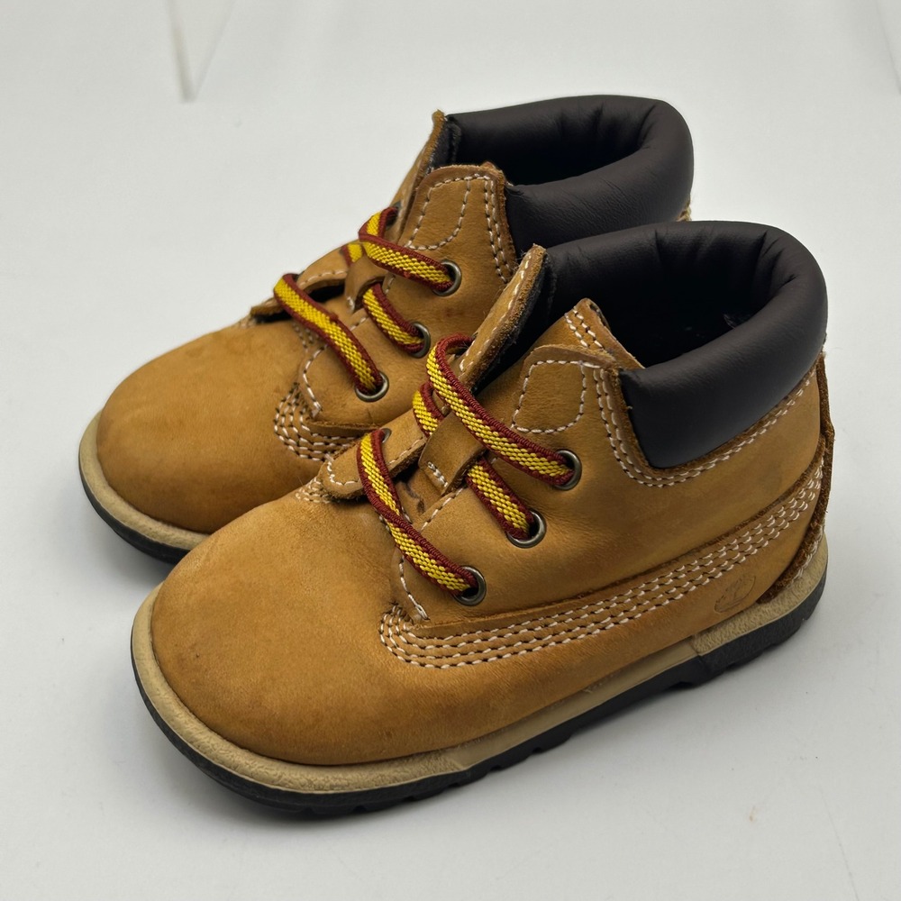 Timberland 6 Inch Boot Infant 3 Wheat Nubuck Leather Classic Workwear Gorpcore